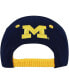 Infant Boys and Girls Navy, Maize Michigan Wolverines Old School Slouch Flex Hat