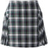 Women's Side Pleat Plaid Skort Above the Knee