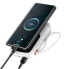 Внешний аккумулятор Baseus 10000mAh 20W QC-PD-SCP-FCP с кабелем Lightning для iPhone, белый