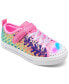 Little Girls Twinkle Toes: Twinkle Sparks - Sequin Party Light-Up Fastening Strap Casual Sneakers from Finish Line