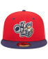 ფოტო #4 პროდუქტის Men's Red Lake County Captains Theme Nights 20th Anniversary Alternate 3 59FIFTY Fitted Hat