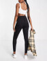 DTT Ellie high waisted skinny jeans in black