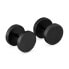 Фото #1 товара мужские серьги гвоздики черные Minimalist black earrings KS-148