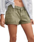 Women's Mid-Rise Rolled-Hem Cargo Shorts