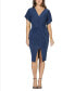 Фото #1 товара Платье с коротким рукавом и V-образным вырезом от 24seven Comfort Apparel