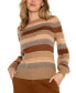 ფოტო #1 პროდუქტის Liverpool Women's Striped Long Sleeve Crewneck Sweater