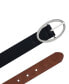 Фото #6 товара Women's Two-In-One Twisted-Buckle Reversible Belt