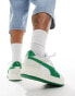 Puma CA Pro suede trainers in white and green