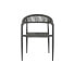 Фото #2 товара Садовое кресло Home ESPRIT Чёрный Темно-серый Алюминий ротанг 56 x 60 x 78 cm