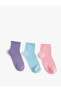 Фото #11 товара 3'lü Soket Çorap Seti Çok Renkli