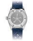 ფოტო #2 პროდუქტის Unisex Swiss Automatic Ocean Star Decompression Worldtimer Blue Rubber Strap Watch 41mm