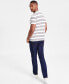 ფოტო #5 პროდუქტის Men's Stripe Logo Graphic T-Shirt