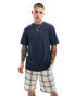 Superdry Vintage washed t-shirt in eclipse navy