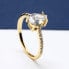 Фото #6 товара Кольцо Morellato Tesori SAIW2100 Gold Zircon