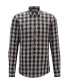 Фото #4 товара Men's Checked Casual-Fit Shirt