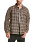 J.Mclaughlin Combe Wool-Blend Jacket Men's Brown S