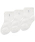 ფოტო #2 პროდუქტის Ralph Lauren Baby Boys Embroidered Logo Crew Socks, Pack of 3