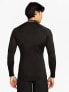 Фото #7 товара Nike Training Dri-FIT long sleeve top in black