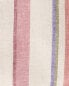 Фото #6 товара Baby 2-Piece Striped Linen Top & Linen Shorts Set 3M