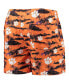 Men's Orange Clemson Tigers Island Palm Swim Trunks