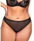 ფოტო #1 პროდუქტის Plus Size Alyshia Thong Panty