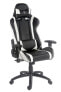 Фото #2 товара LC-Power LC-GC-2, PC gaming chair, 150 kg, Metal, Plastic, Black, White, Foam, Black, White