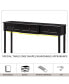 Фото #2 товара Console Table Sofa Table With Drawers For Entryway With Projecting Drawers And Long Shelf