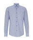 Men's Printed Stretch Slim-Fit Dress Shirt