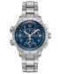 Men's Swiss Chronograph Khaki XWind Stainless Steel Bracelet Watch 46mm