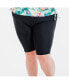 ფოტო #1 პროდუქტის Plus Size Long Bike Swim Shorts