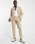 Фото #6 товара New Look skinny suit jacket in tan