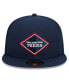 Фото #4 товара Men's Navy Philadelphia 76ers 2023/24 City Edition Alternate 59FIFTY Fitted Hat