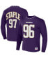 Фото #1 товара Men's NFL X Staple Purple Baltimore Ravens Core Long Sleeve Jersey Style T-shirt