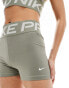 Nike Training Pro 365 3 inch sculpt legging shorts in khaki