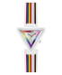 Фото #1 товара Guess Damen Armbanduhr Fame Triangle weiß, mehrfarbig 35 mm GW0679L1
