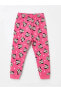 LCW baby Beli Lastikli Minnie Mouse Baskılı Kız Bebek Pijama Alt