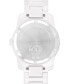 ფოტო #3 პროდუქტის Men's Swiss Bold Verso White Ceramic Bracelet Watch 42mm
