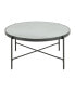 Фото #2 товара Carlo Round Coffee Table with Marble Top
