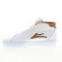 Фото #5 товара Lakai Flaco II Mid MS3220113A00 Mens White Skate Inspired Sneakers Shoes 9