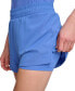 Women's Solid Double-Layer Training Shorts