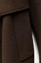 Фото #10 товара Пальто из смесовой шерсти manteco с капюшоном — zw collection ZARA