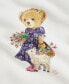 ფოტო #3 პროდუქტის Baby Girl Fleece Polo Bear Sweatshirt & Pant Set