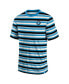 Фото #3 товара Men's Blue Charlotte FC Shot Clock Stripe T-shirt