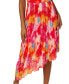 ფოტო #5 პროდუქტის Women's Printed Chiffon Asymmetric Midi Dress