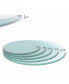 Фото #5 товара 36 Inch Round Tempered Glass Table Top Clear Glass 1/2 Inch Thick Beveled Polished Edge