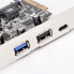 Фото #2 товара Kontroler SilverStone PCIe 2.0 x2 - 2x USB 3.0 + 1x USB-C 3.2 Gen 2 (SST-ECU05)