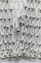 Фото #5 товара Жилет из кружева кроше с металлическими бусинами ZARA