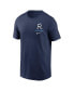 Фото #3 товара Men's Navy Kansas City Royals City Connect 2-Hit T-shirt