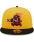 Фото #3 товара Men's Yellow, Black Perros Calientes de Akron Copa De La Diversion 59FIFTY Fitted Hat