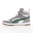 Фото #5 товара Puma RBD Game 38583917 Mens White Leather Lifestyle Sneakers Shoes